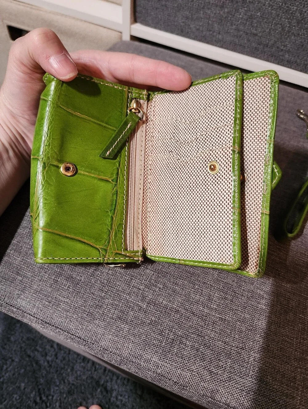 Dooney And Bourke Croc Embossed Wristlet